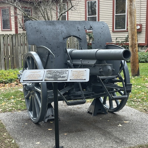 WWI Howitzer Wheels Installed